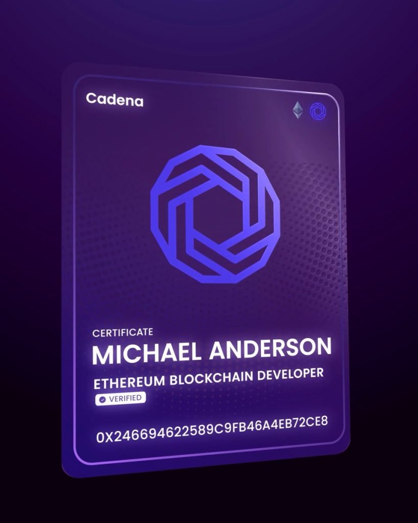 Michael Anderson Ethereum Blockchain Developer