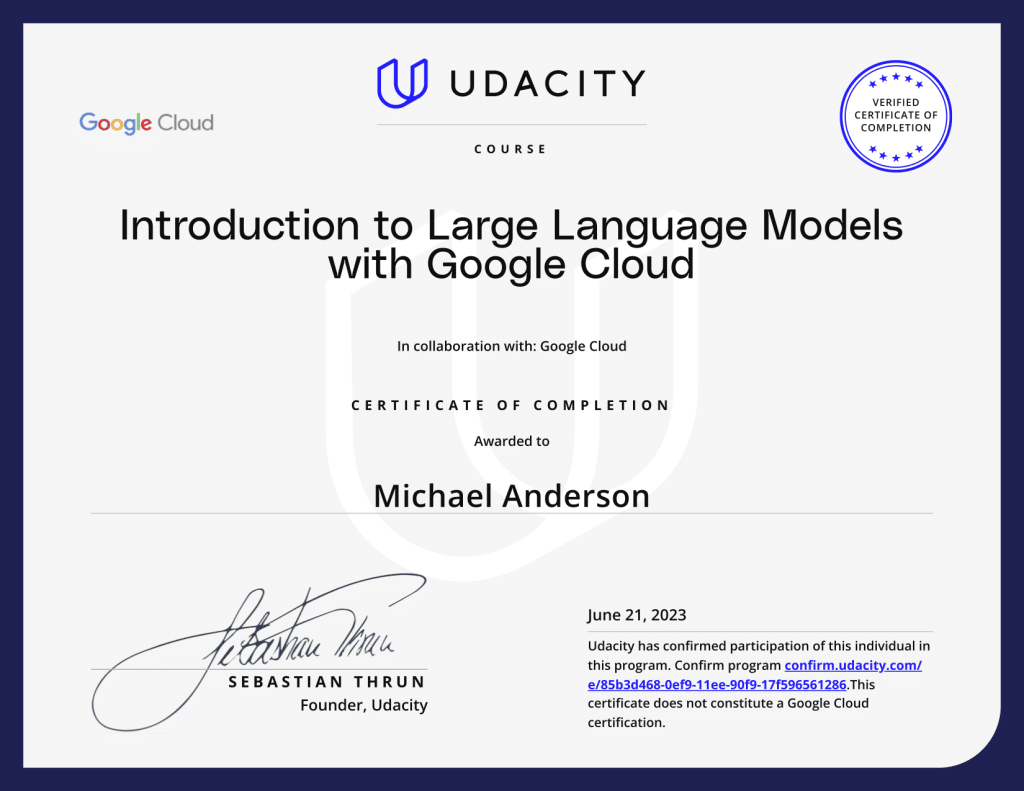Introduction-to-Large-Language-Models-with-Google-Cloud